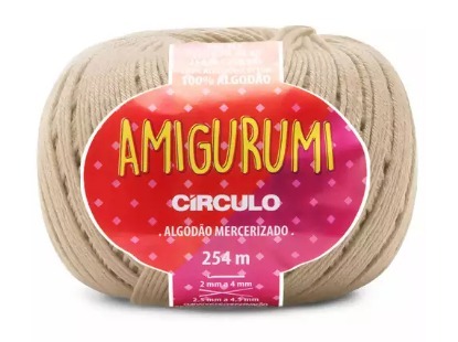 LINHA AMIGURUMI BEGE/MARROM